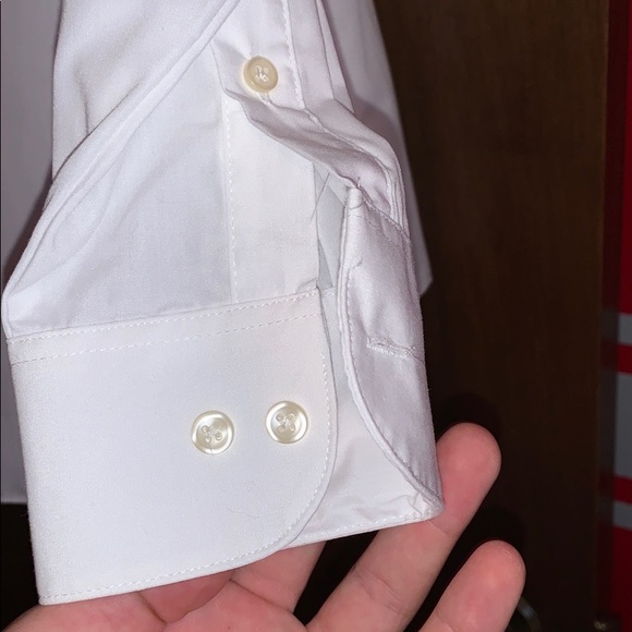 Van Huusen White Button Up - Picture 3 of 4